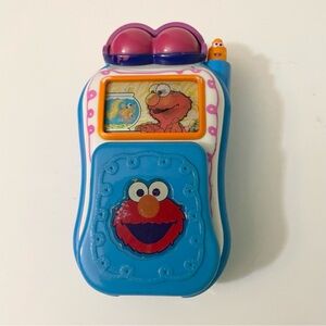Vtg 2002 Elmo's World Talking Toy Flip Cell Phone Sesame Street Mattel